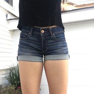 Denim shorts